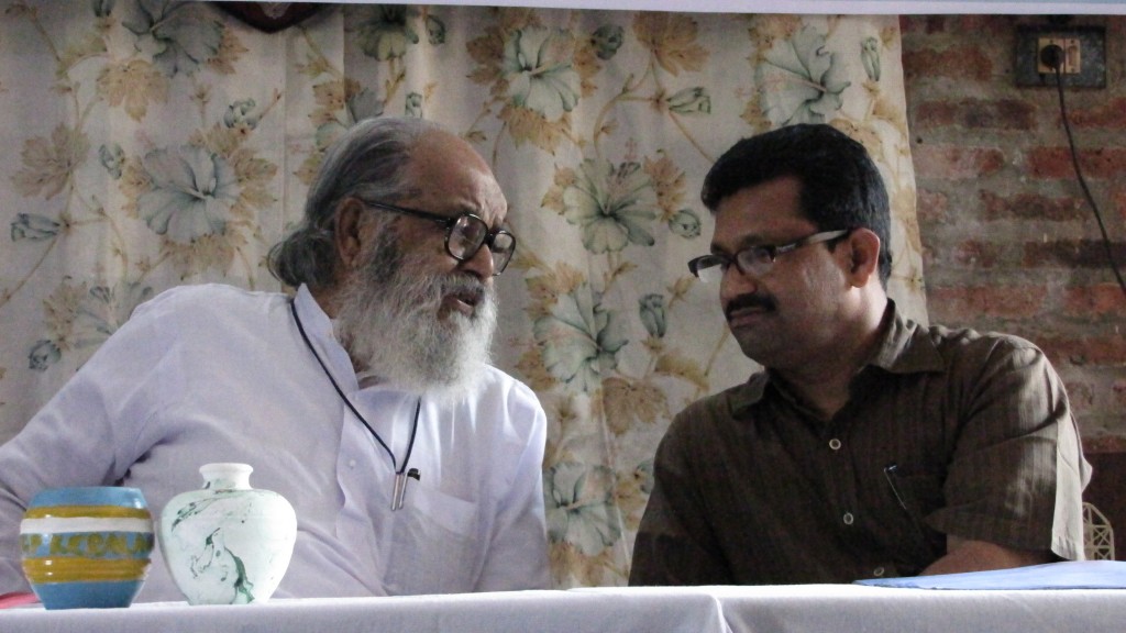 Viswanathan and Sujit Kumar Paul at the Enlightenment seminar, Feb. 2012